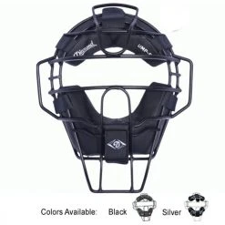 Diamond "Big League" Ultra-Lite Umpire Mask W/ Full Grain Pro Style Pads