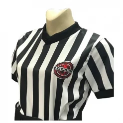 Flag On Left Sleeve. Choose Men's Or Women's IAABO Logo Referee Shirt W/ Flag On Left Sleeve