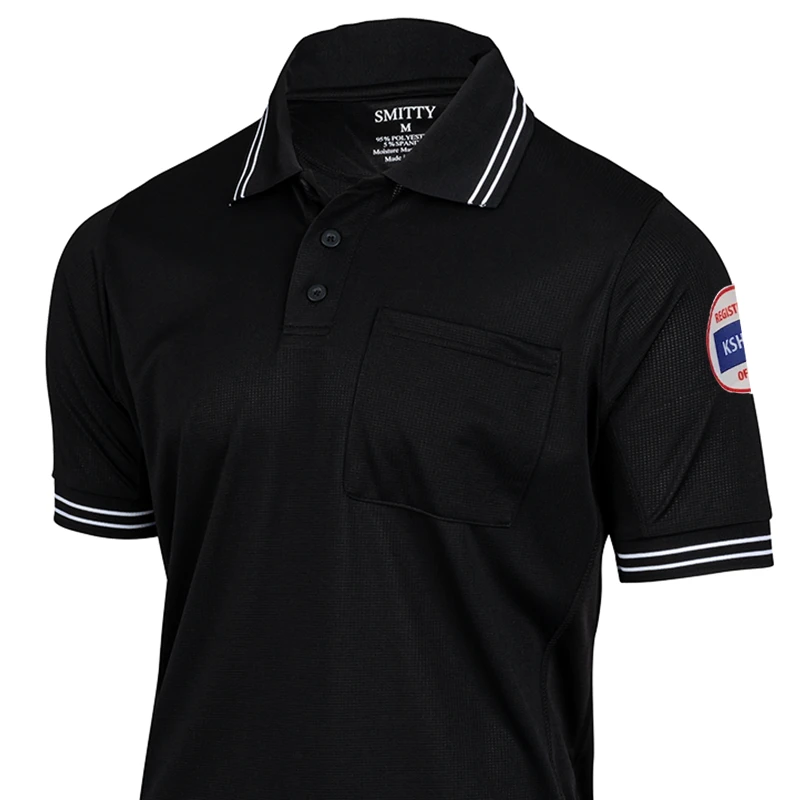 Smitty Apparel CO. Kansas KSHSAA Logo Umpire Shirts