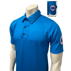 Smitty Apparel Co. Kansas Logo Men's Blue Volleyball Shirt