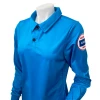 Smitty Apparel Co. Kansas Logo Women's Long Sleeve Blue Volleyball Shirt