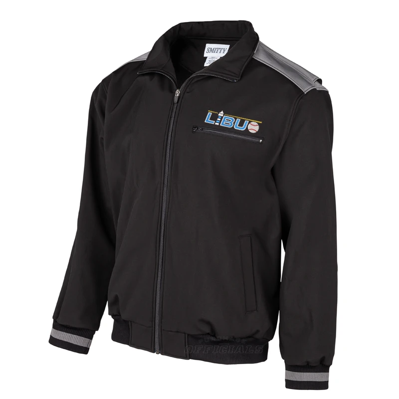 Smitty Apparel CO. LIBUO Logo MLB Full Zip Thermal Fleece Umpire Jacket