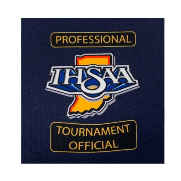 Navy Or Powder. Approved Starting In 2021 Indiana Logo Dye Sublimated Long Sleeve Umpire Shirts