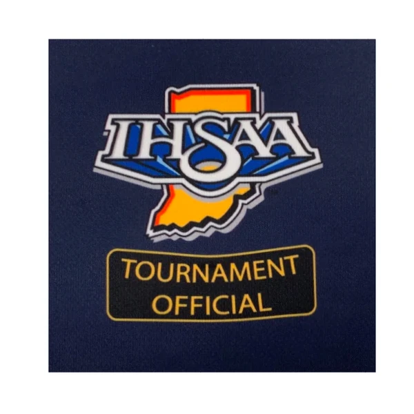 Navy Or Powder. Approved Starting In 2021 Indiana Logo Dye Sublimated Long Sleeve Umpire Shirts