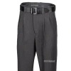 Smitty Apparel CO. Smitty Charcoal Grey Pleated Expander Waistband Umpire Pants College Softball Uniforms