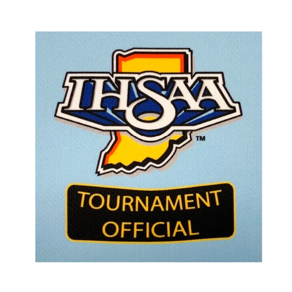 Navy Or Powder. Approved Starting In 2021 Indiana Logo Dye Sublimated Long Sleeve Umpire Shirts