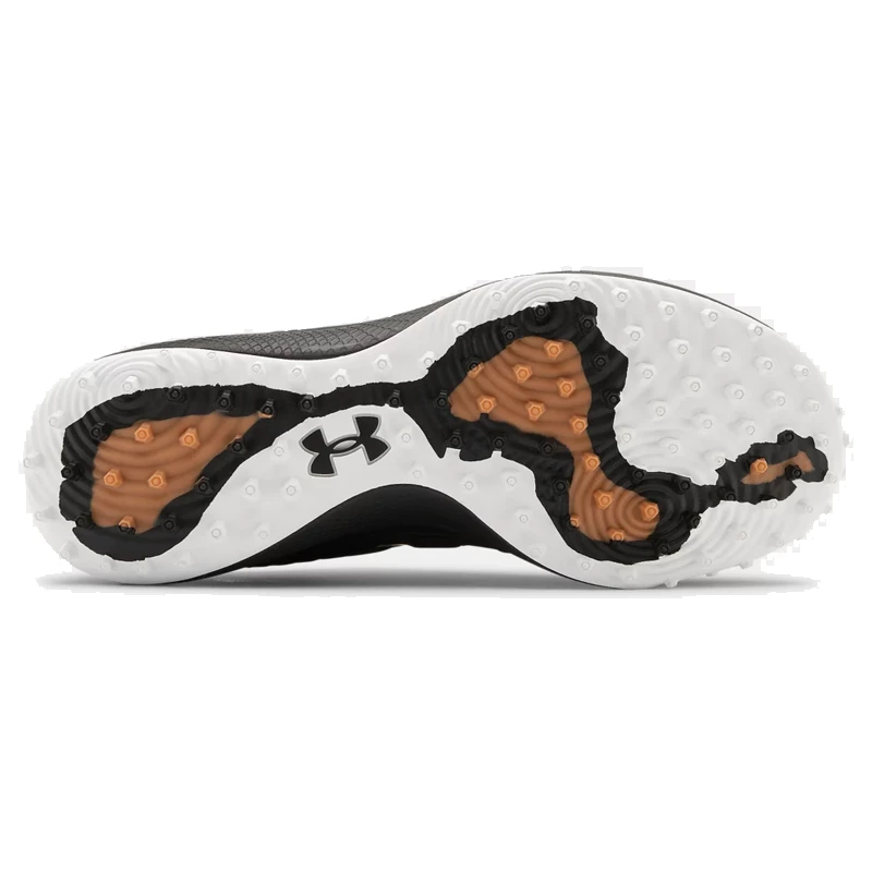 Field Shoes Under Armour Yard Turf Black Field Shoe With Gold Logo