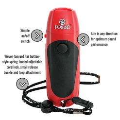 Fox 40 3-Tone Electronic Whistle